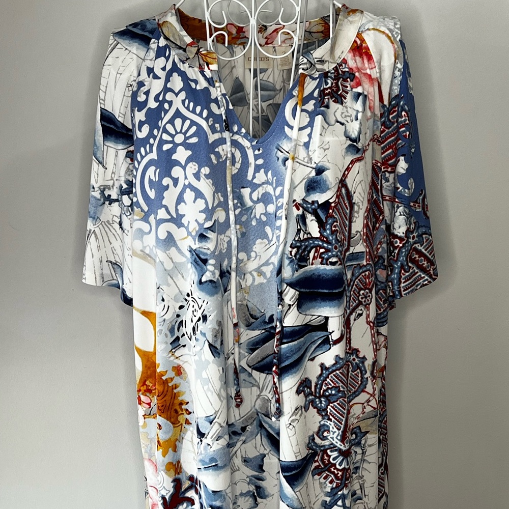 Chico’s Multi Color/Pattern Free Flowing Dress